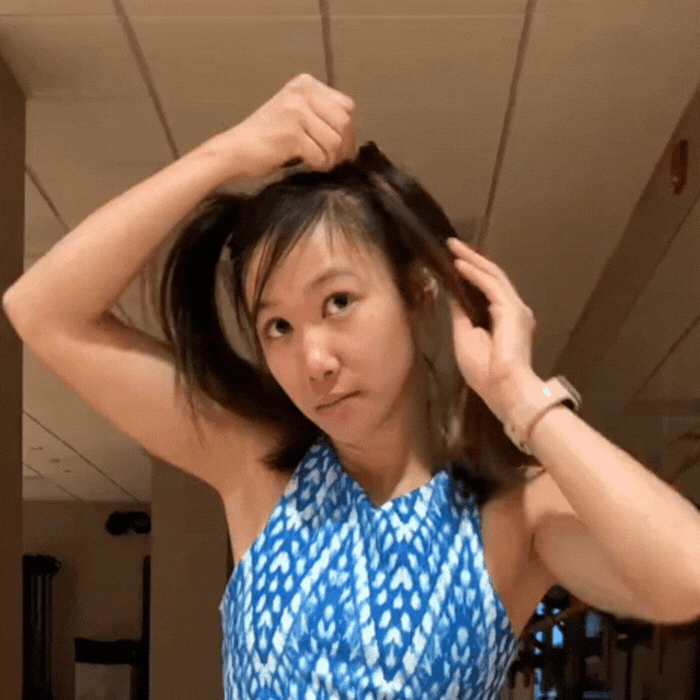 Best hair tie elastics and scrunchie hair accessories for snag-free, pull-free, rip-free, hair. Smooth, effortless hair ties and hair scrunchies for athletes, active moms, fitness, & sports. Best Hair Accessories for Pigtails - Buckle Scrunchies