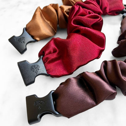 Autumn print Buckle Scrunchie from the Fall Essentials 3-pack