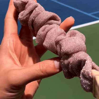 Best zero tangle no pull hair tie elastics and scrunchie hair accessories for snag-free, pull-free, rip-free, hair. Smooth, effortless hair ties and hair scrunchies for athletes, active moms, fitness, & sports. Mystery Buckle Scrunchie - No Snagging, No Tangles