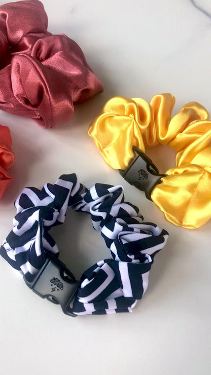 Warm Collection Buckle Scrunchies - No Snagging, No Tangles