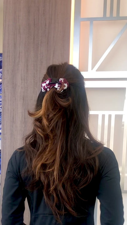 A&M Aggies Buckle Scrunchie - No Snagging, No Tangles
