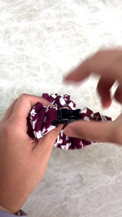 A&M Aggies Buckle Scrunchie - No Snagging, No Tangles